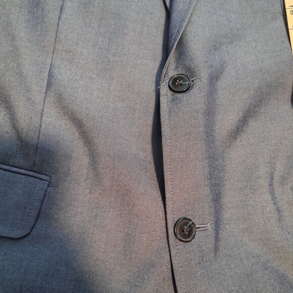 INC International Concepts Blue 3 Piece Suit XXL 2XL 42x32* - Picture 8 of 16